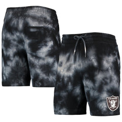 Las Vegas Raiders New Era Tie-Dye Shorts Black | NFL
