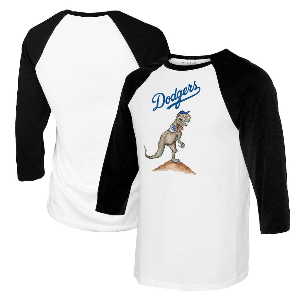 Los Angeles Dodgers Tiny Turnip Women's TT Rex 3/4-Sleeve Raglan T-Shirt - MLB