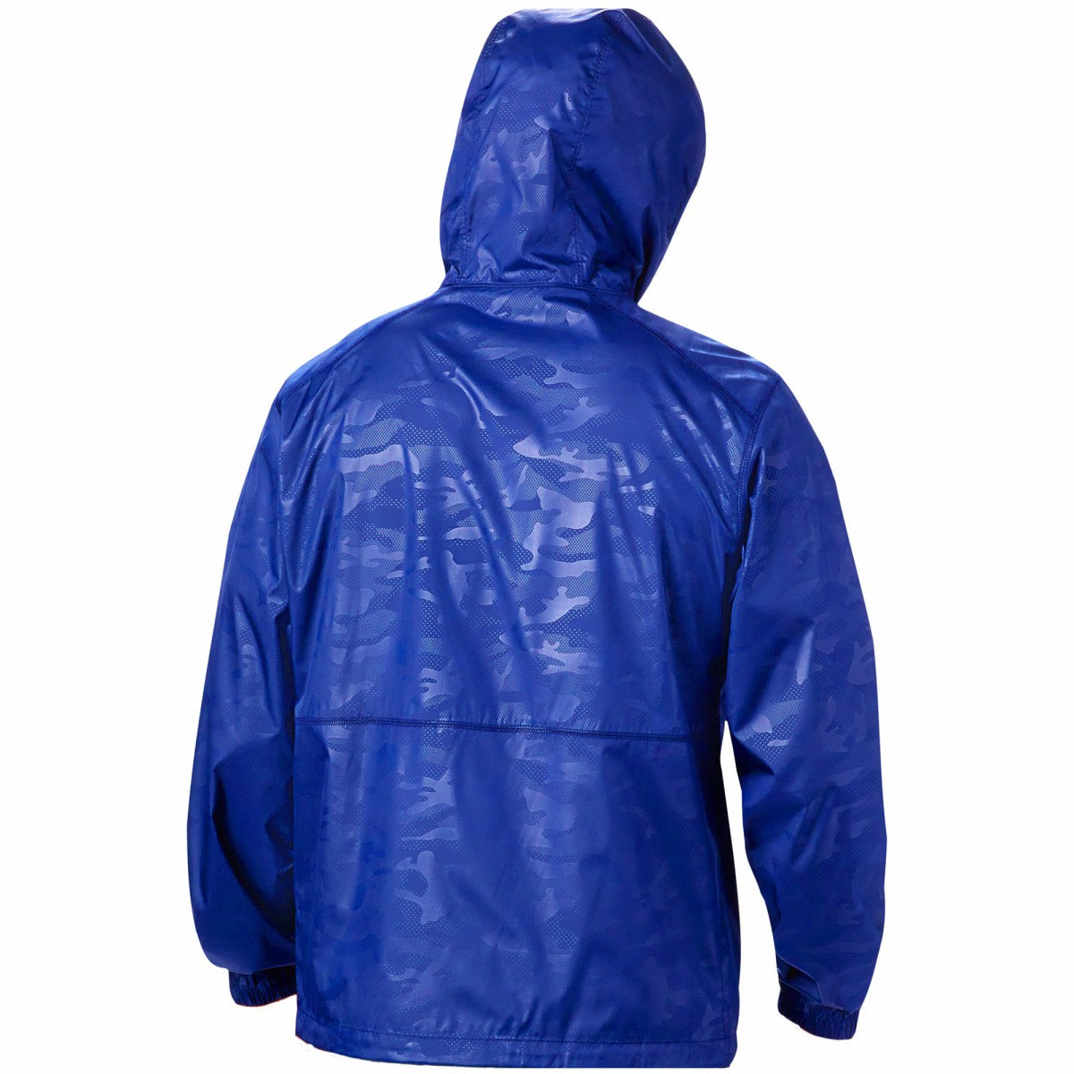 New York Knicks Camo Flash Forward Full-Zip Windbreaker Jacket Blue - NBA