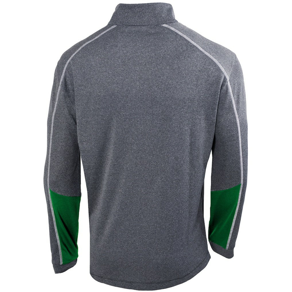 Boston Celtics Omni-Wick Shotgun 2.0 Quarter-Zip Pullover Top Heathered Gray/Green - NBA