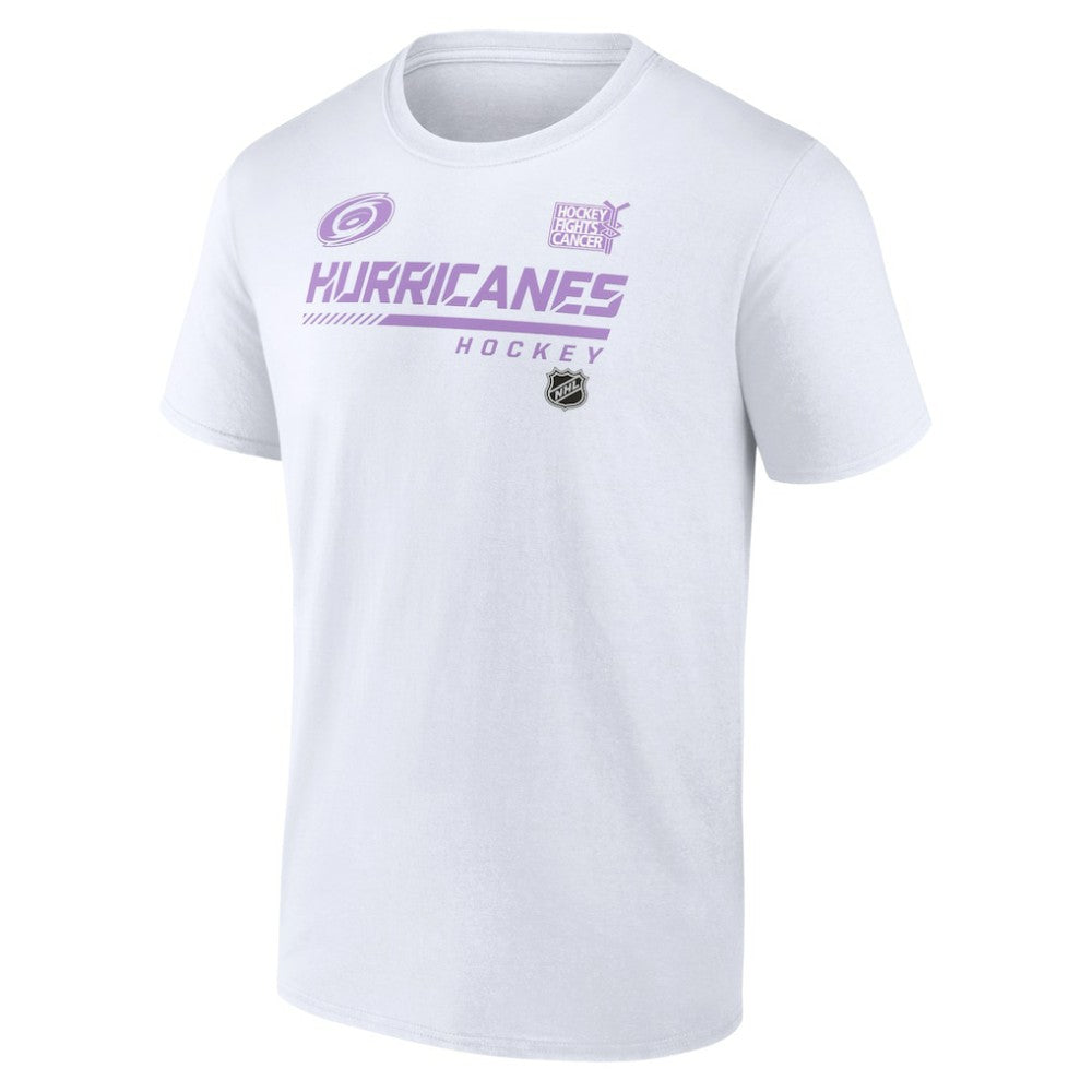 Carolina Hurricanes NHL Hockey Fights Cancer T-Shirt - White - NHL