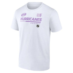 Carolina Hurricanes NHL Hockey Fights Cancer T-Shirt - White - NHL