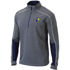 Indiana Pacers Omni-Wick Shotgun 2.0 Quarter-Zip Pullover Top Heathered Gray/Navy - NBA