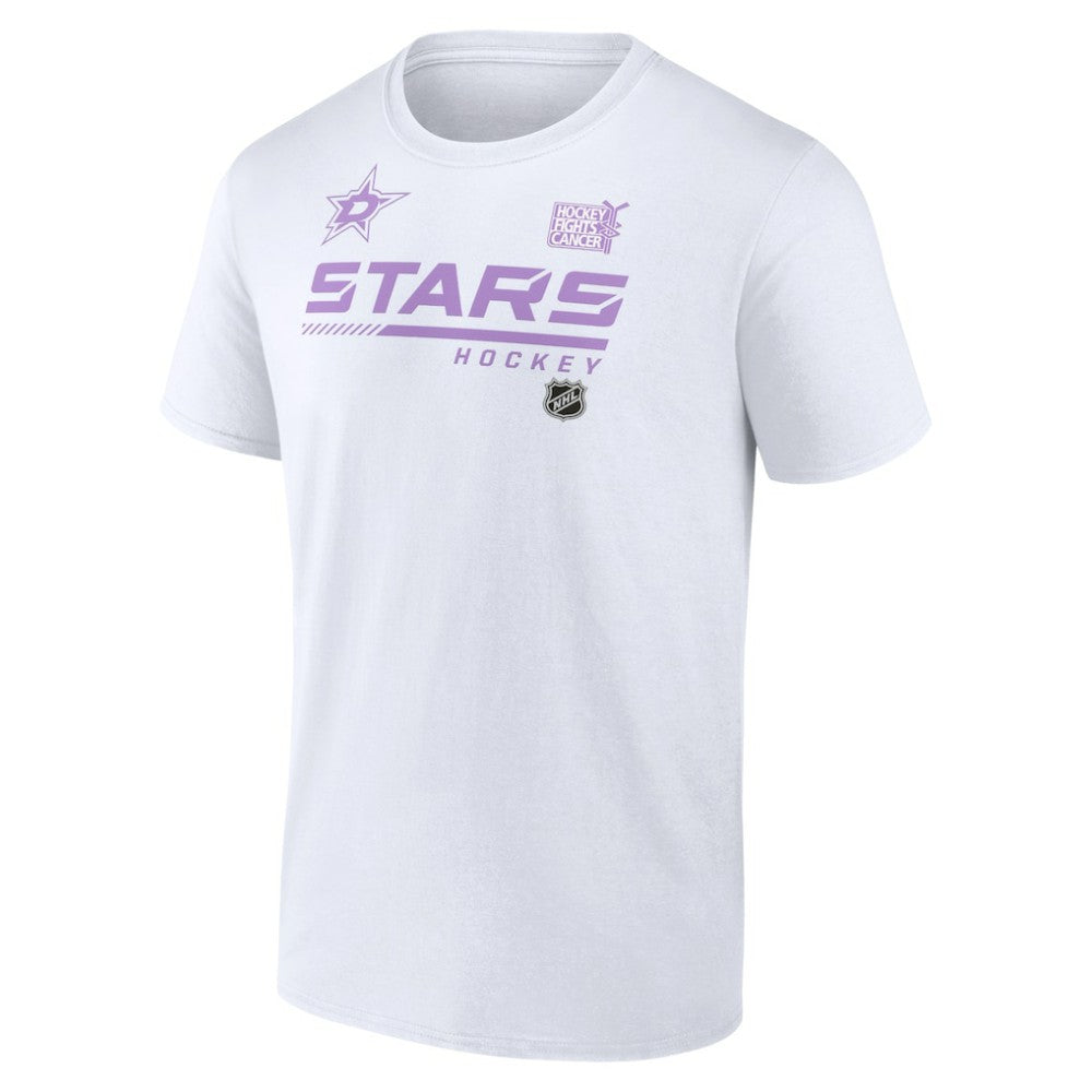 Dallas Stars NHL Hockey Fights Cancer T-Shirt - White - NHL