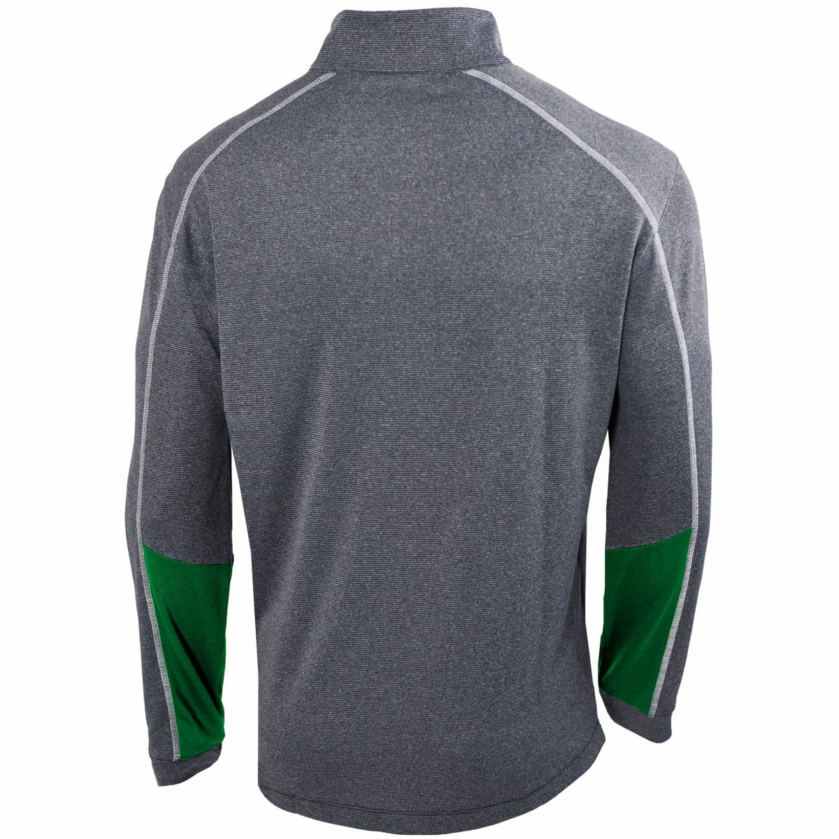 Milwaukee Bucks Omni-Wick Shotgun 2.0 Quarter-Zip Pullover Top Heathered Gray/Green - NBA