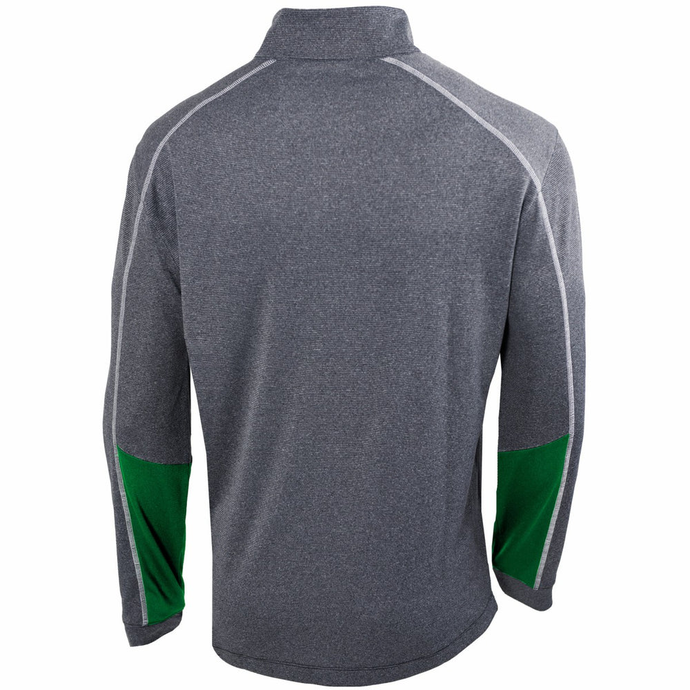 Milwaukee Bucks Omni-Wick Shotgun 2.0 Quarter-Zip Pullover Top Heathered Gray/Green - NBA