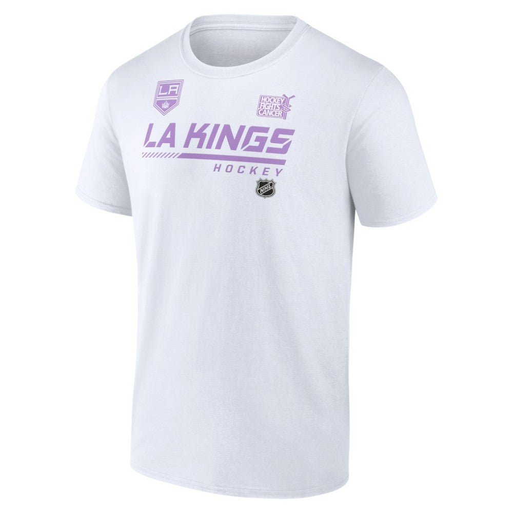Los Angeles Kings NHL Hockey Fights Cancer T-Shirt - White - NHL