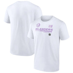 New York Islanders NHL Hockey Fights Cancer T-Shirt - White - NHL