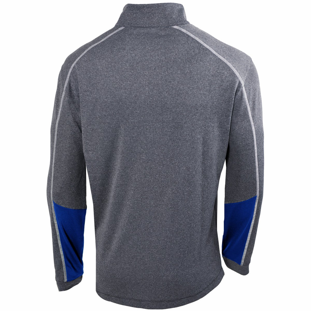 New York Knicks Omni-Wick Shotgun 2.0 Quarter-Zip Pullover Top Heathered Gray/Blue - NBA