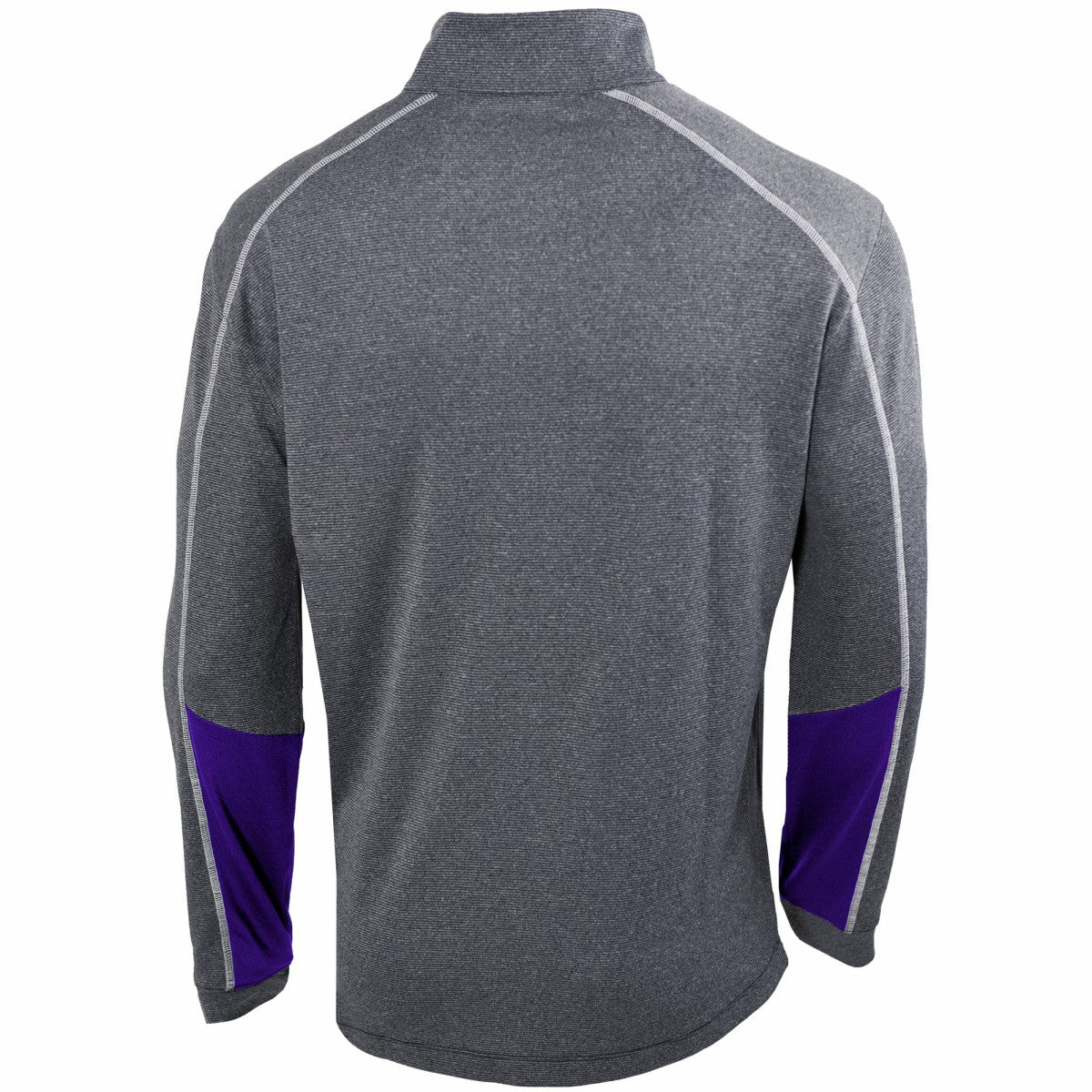 Phoenix Suns Omni-Wick Shotgun 2.0 Quarter-Zip Pullover Top Heathered Gray/Purple - NBA