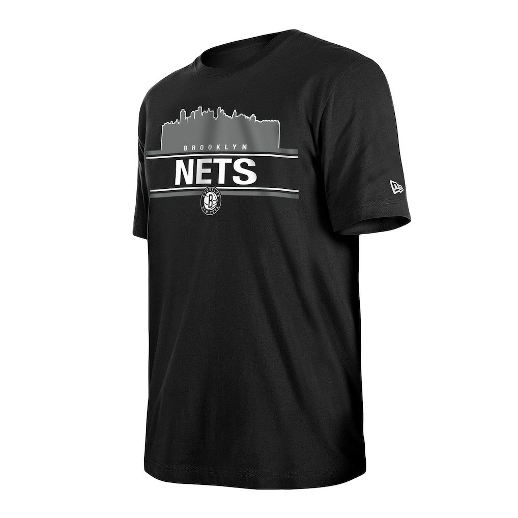 Brooklyn Nets Localized T-Shirt Black - NBA