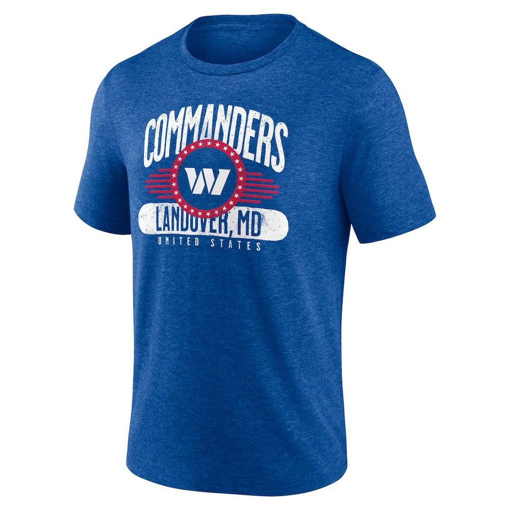 Washington Commanders Badge of Honor Tri-Blend T-Shirt Royal | NFL