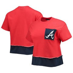 Atlanta Braves Refried Apparel Women's Cropped T-Shirt - MLB