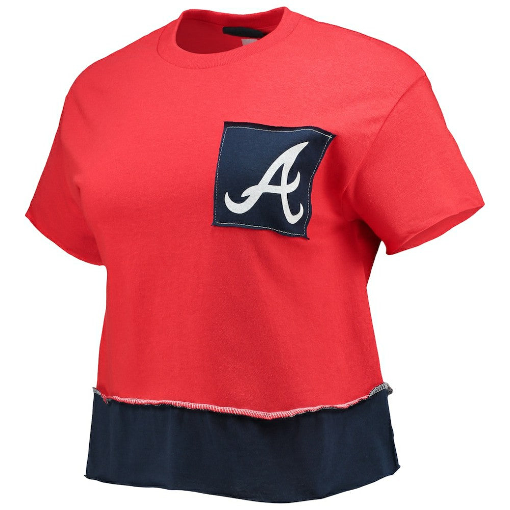 Atlanta Braves Refried Apparel Women's Cropped T-Shirt - MLB
