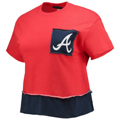 Atlanta Braves Refried Apparel Women's Cropped T-Shirt - MLB