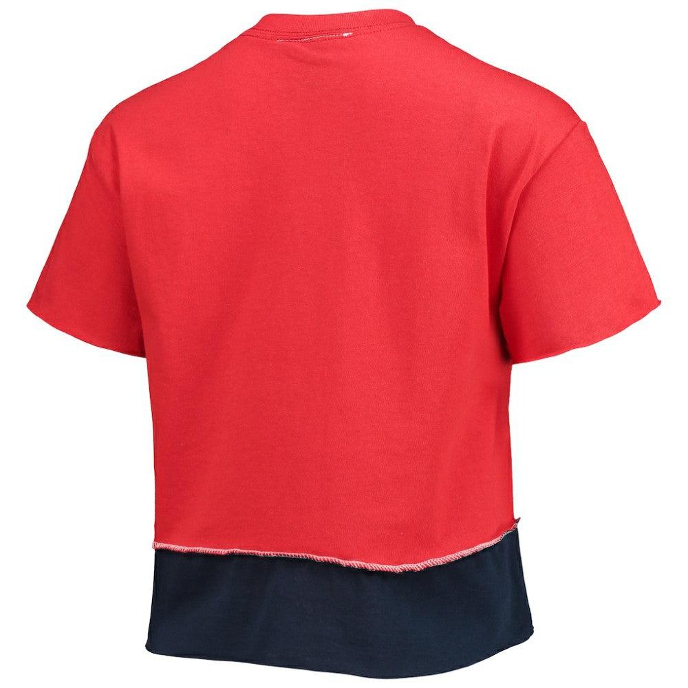 Atlanta Braves Refried Apparel Women's Cropped T-Shirt - MLB
