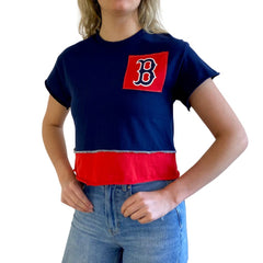 Boston Red Sox Refried Apparel Women's Cropped T-Shirt - MLB