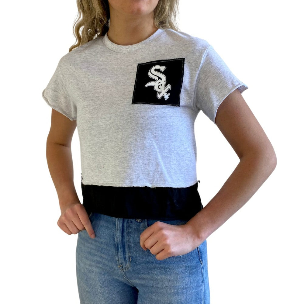 Chicago White Sox Refried Apparel Women's Cropped T-Shirt - MLB