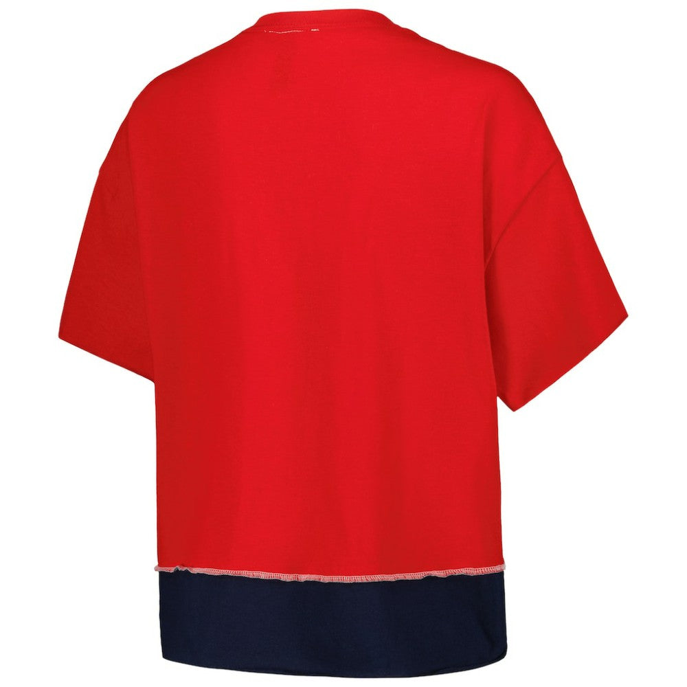 Cleveland Guardians Refried Apparel Women's Cropped T-Shirt - MLB