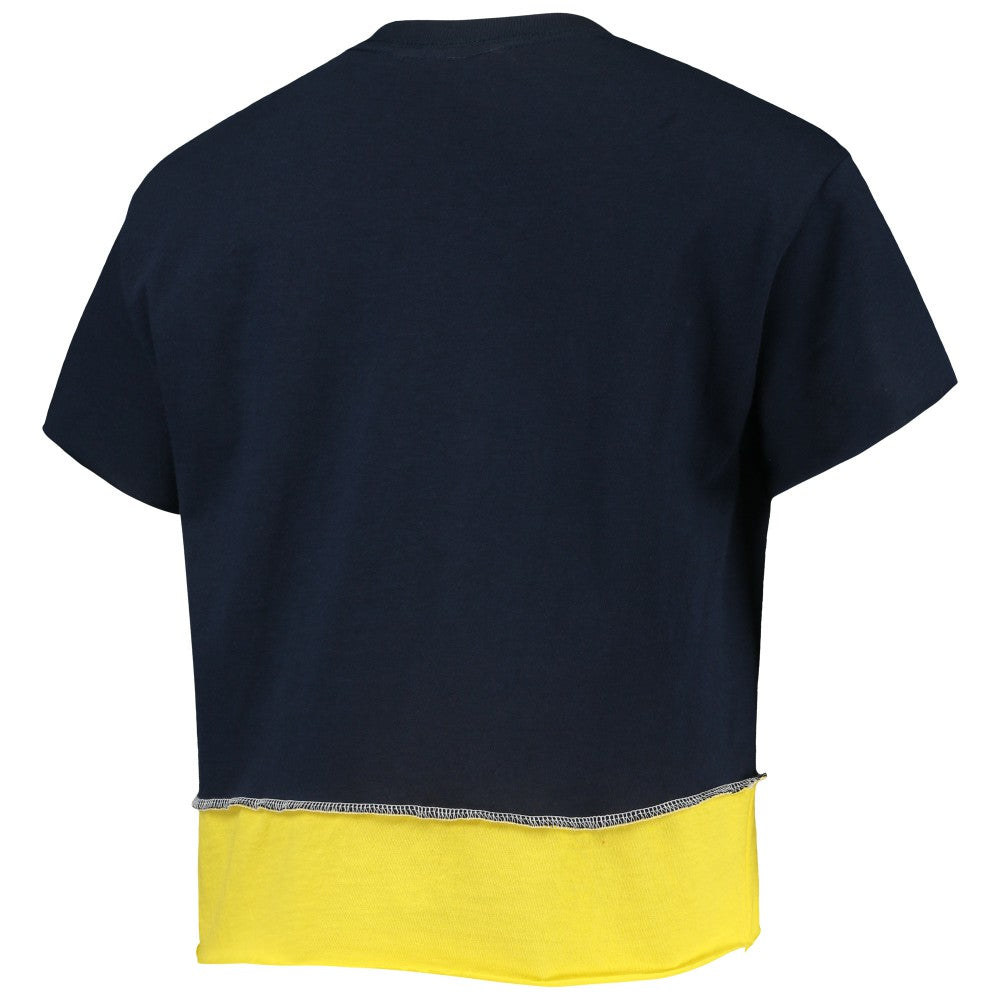 Milwaukee Brewers Refried Apparel Women's Cropped T-Shirt - MLB