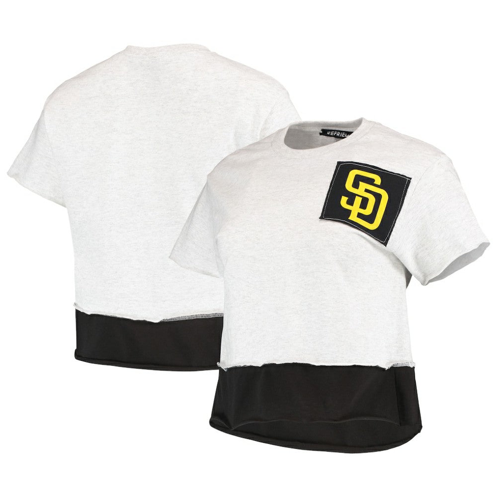 San Diego Padres Refried Apparel Women's Cropped T-Shirt - MLB