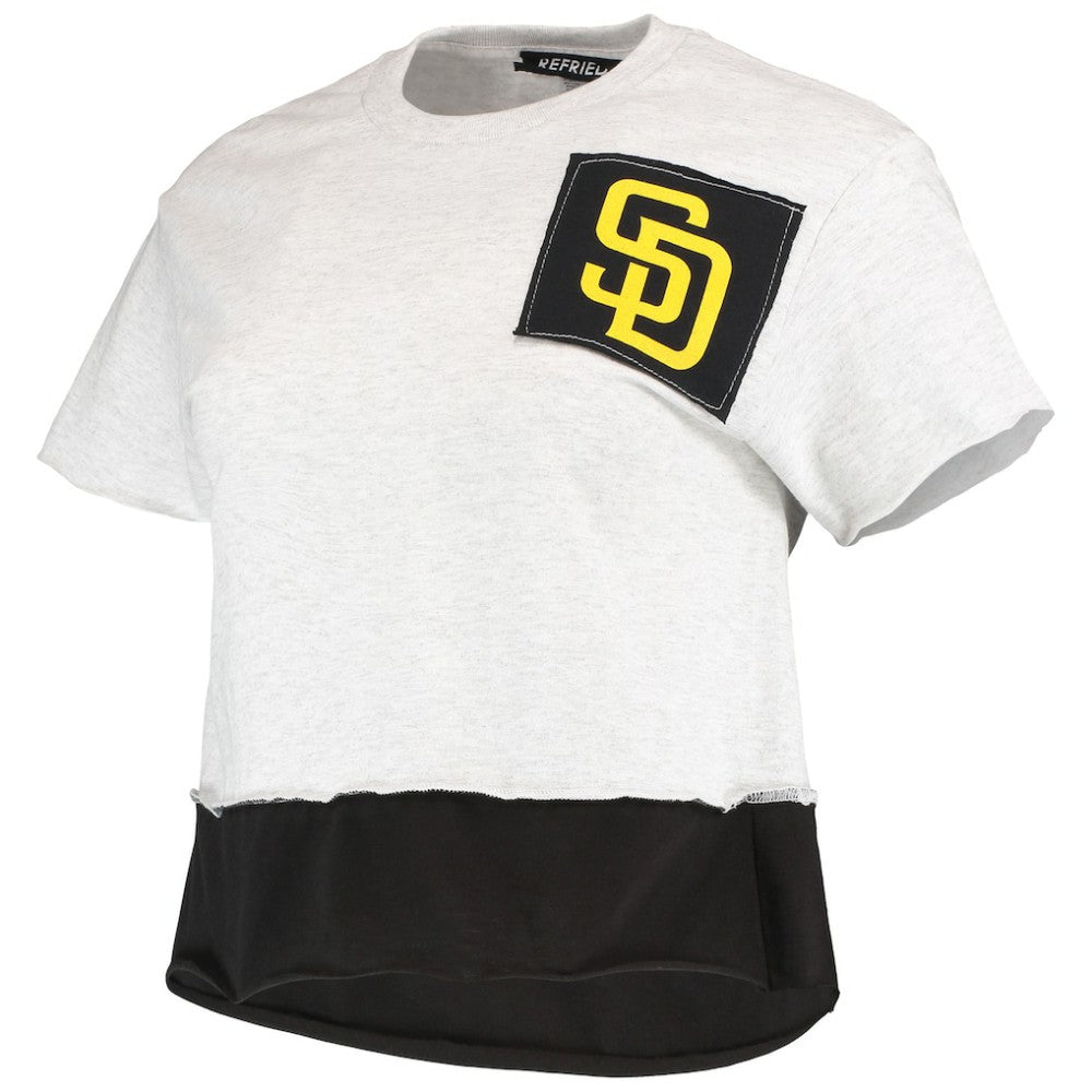 San Diego Padres Refried Apparel Women's Cropped T-Shirt - MLB