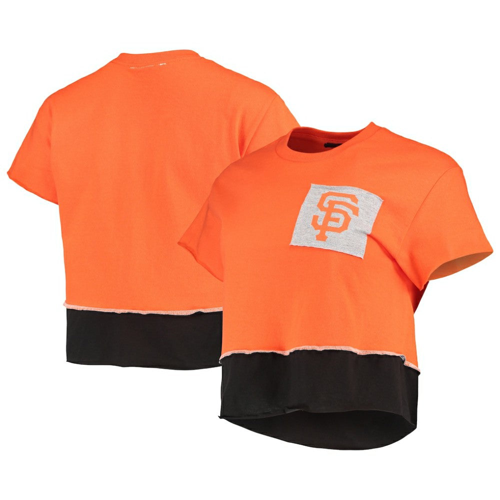 San Francisco Giants Refried Apparel Women's Cropped T-Shirt - MLB