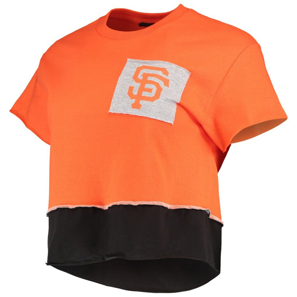 San Francisco Giants Refried Apparel Women's Cropped T-Shirt - MLB
