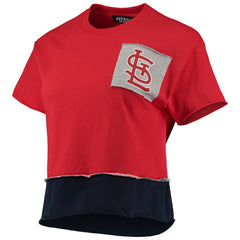 St. Louis Cardinals Refried Apparel Women's Cropped T-Shirt - MLB