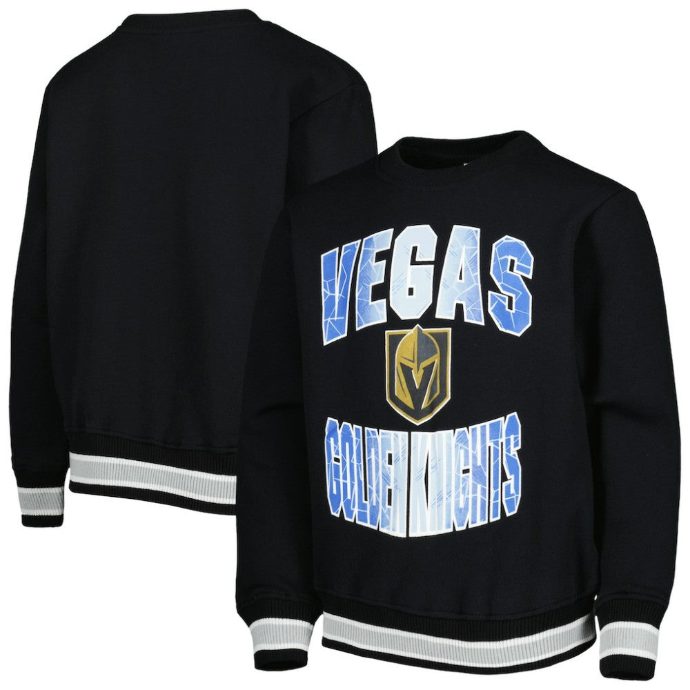 Vegas Golden Knights Youth Classic Blueliner Pullover Sweatshirt - Black - NHL