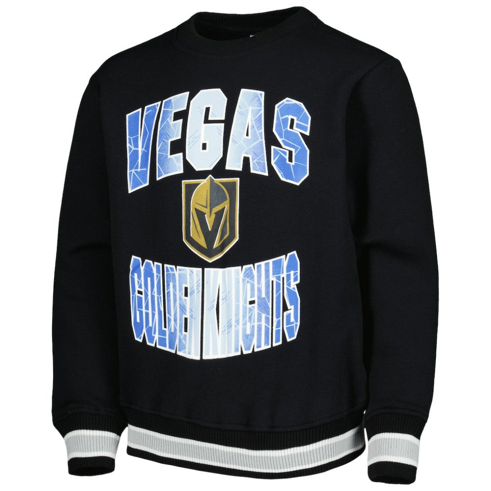 Vegas Golden Knights Youth Classic Blueliner Pullover Sweatshirt - Black - NHL