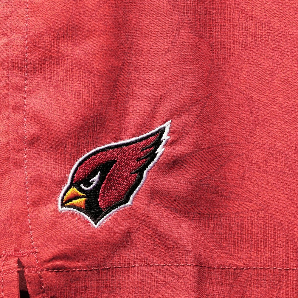Arizona Cardinals Team Naples Layered Leaves Swim Trunks Cardinal | Tommy Bahama