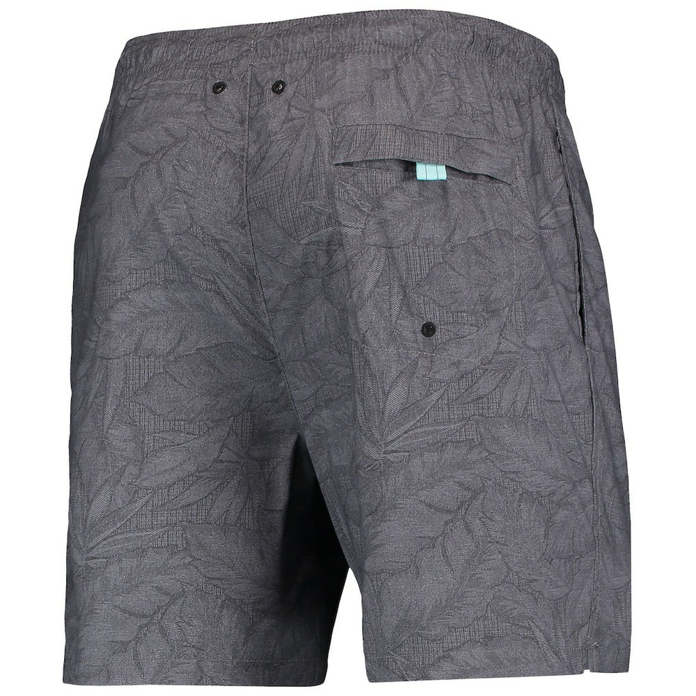 Las Vegas Raiders Naples Layered Leaves Swim Trunks Black | Tommy Bahama