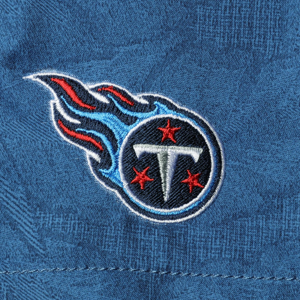 Tennessee Titans Naples Layered Leaves Swim Trunks Navy | Tommy Bahama