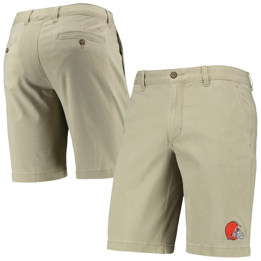 Cleveland Browns Boracay Tri-Blend Shorts Khaki | Tommy Bahama