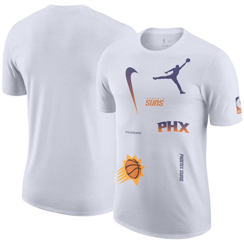 Phoenix Suns Jordan Brand Courtside Statement Edition Max90 T-Shirt White - NBA