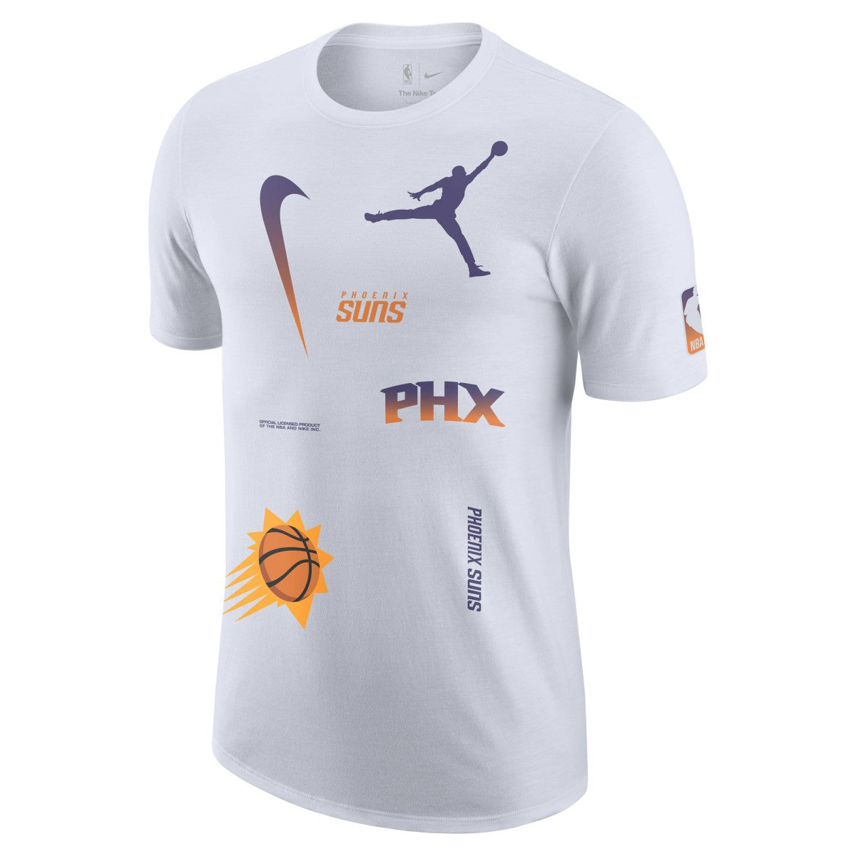 Phoenix Suns Jordan Brand Courtside Statement Edition Max90 T-Shirt White - NBA
