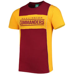 Washington Commanders Refried Apparel Split Side T-Shirt Burgundy | NFL