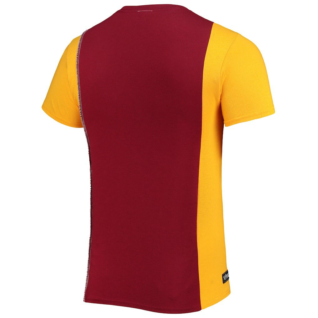 Washington Commanders Refried Apparel Split Side T-Shirt Burgundy | NFL