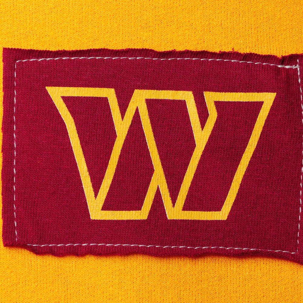 Washington Commanders Refried Apparel Women's Cropped Pullover Hoodie Gold | NFL
