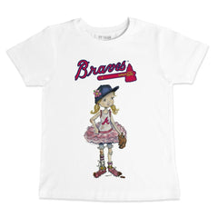 Atlanta Braves Tiny Turnip Youth Baseball Babes T-Shirt - MLB