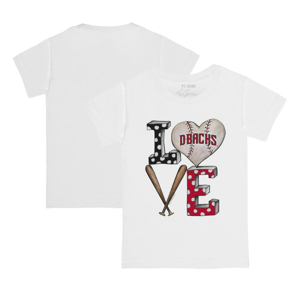 Arizona Diamondbacks Tiny Turnip Youth Baseball Love T-Shirt - MLB