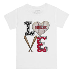 Arizona Diamondbacks Tiny Turnip Youth Baseball Love T-Shirt - MLB