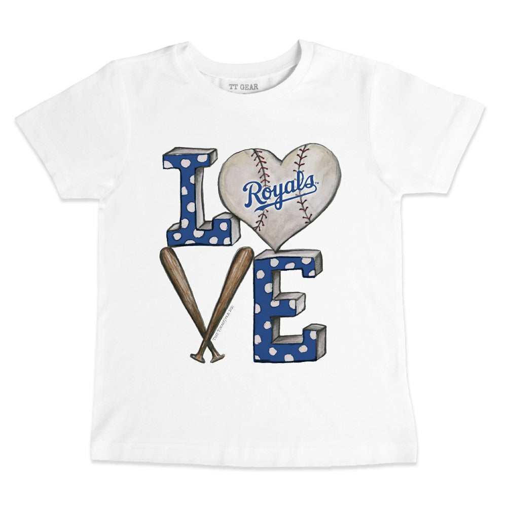 Kansas City Royals Tiny Turnip Youth Baseball Love T-Shirt - MLB