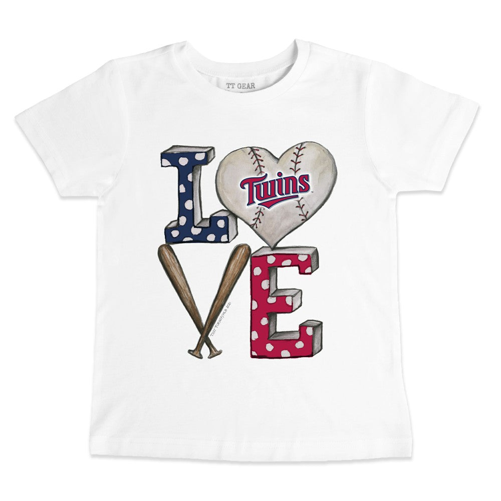 Minnesota Twins Tiny Turnip Youth Baseball Love T-Shirt - MLB