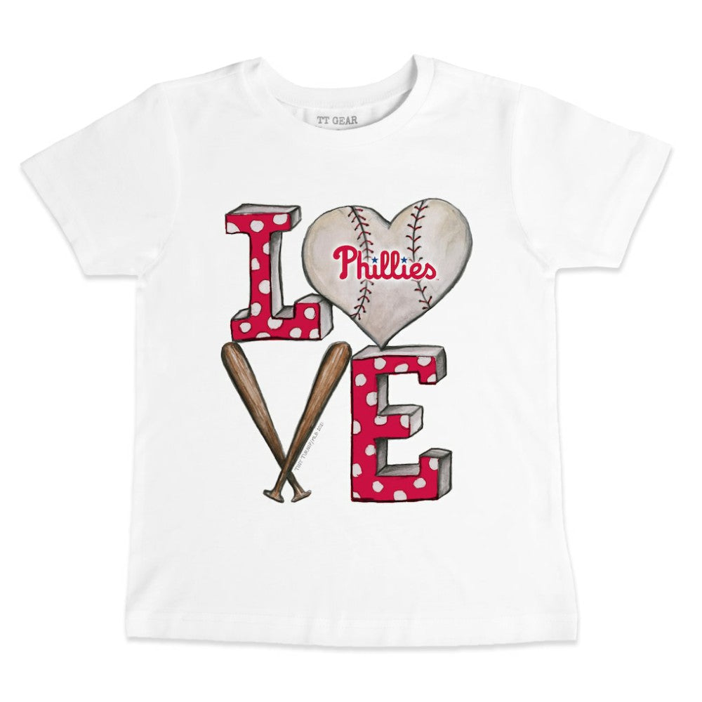 Philadelphia Phillies Tiny Turnip Youth Baseball Love T-Shirt - MLB