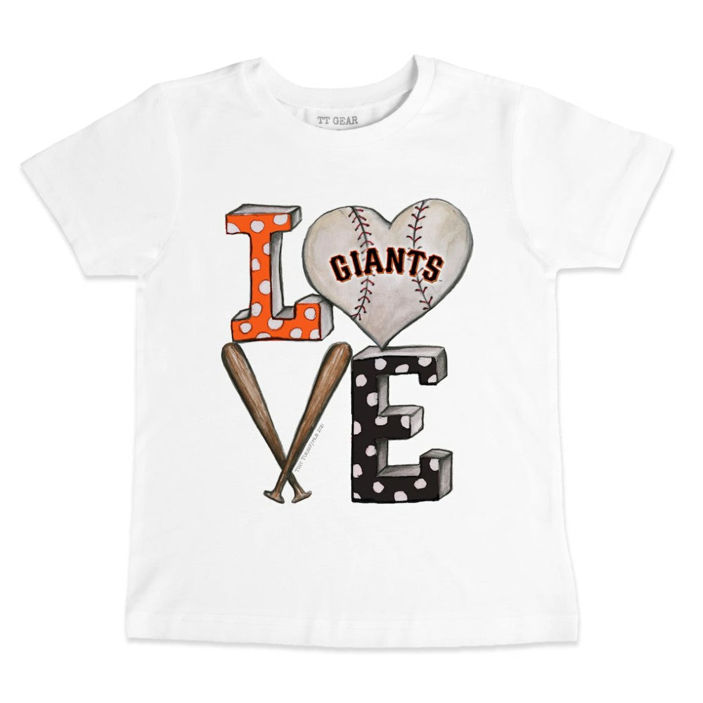 San Francisco Giants Tiny Turnip Youth Baseball Love T-Shirt - MLB