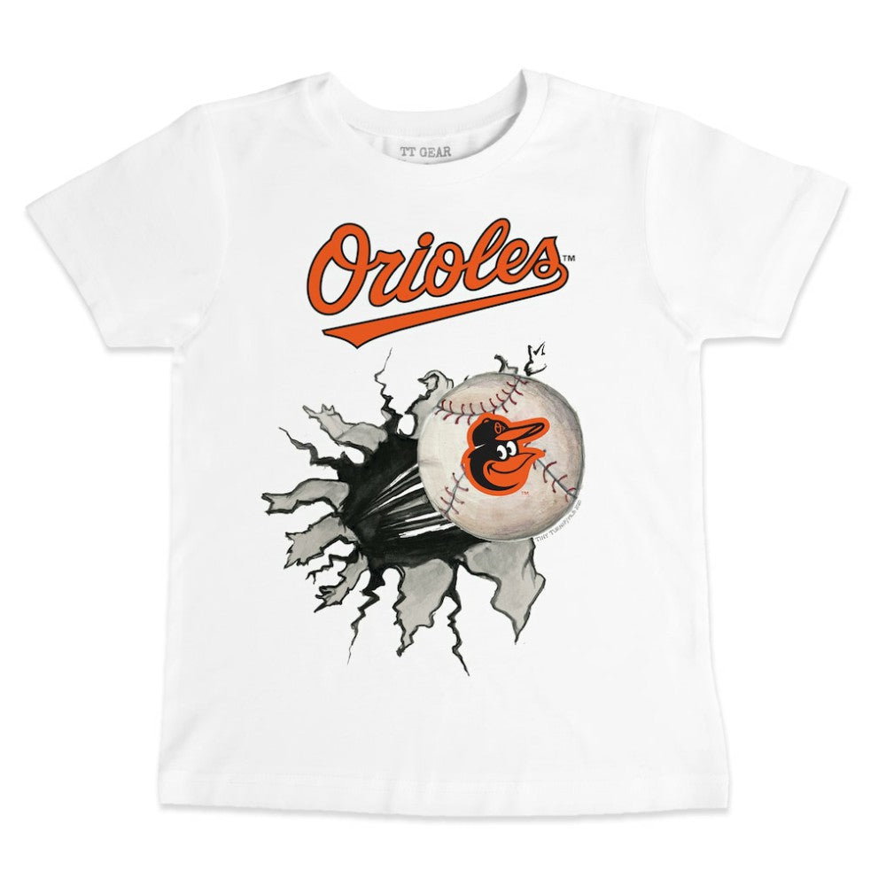 Baltimore Orioles Tiny Turnip Youth Baseball Tear T-Shirt - MLB