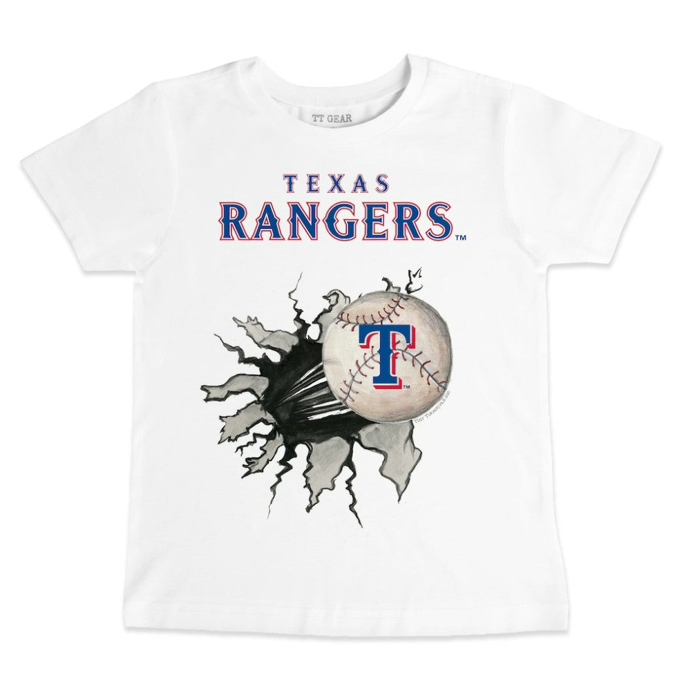 Texas Rangers Tiny Turnip Youth Baseball Tear T-Shirt - MLB