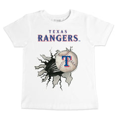 Texas Rangers Tiny Turnip Youth Baseball Tear T-Shirt - MLB